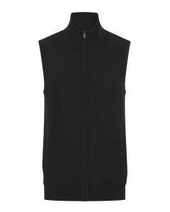 Henbury Sleeveless Zip Through Jumper