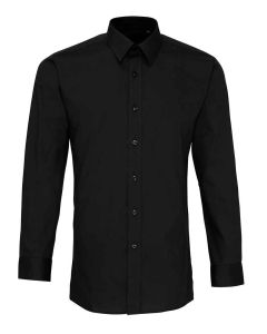 Premier Long Sleeve Fitted Poplin Shirt