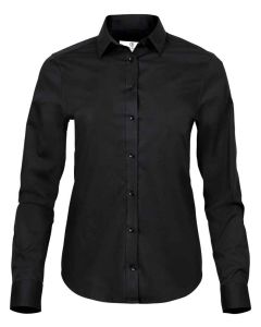 Tee Jays Ladies Stretch Luxury Long Sleeve Poplin Shirt