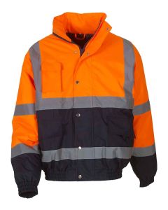 Yoko Hi-Vis Two Tone Bomber Jacket