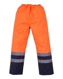 Yoko Hi-Vis Two Tone Waterproof Overtrousers