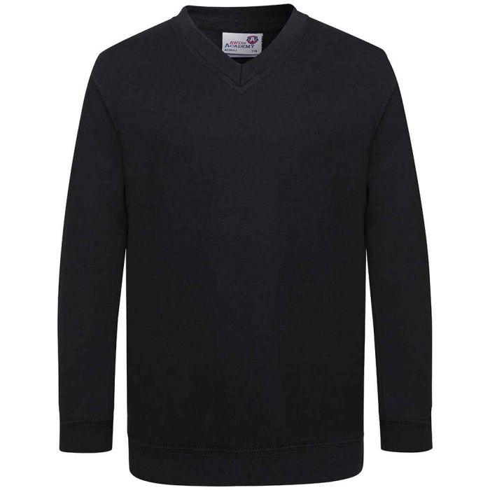 AWDis Academy Kids V Neck Sweatshirt main product photo