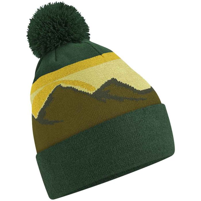 Beechfield Mountain Peaks Pom Pom Beanie main product photo