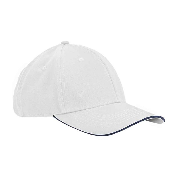 Beechfield EarthAware® Classic Organic Cotton 6 Panel Sandwich Peak Cap main product photo