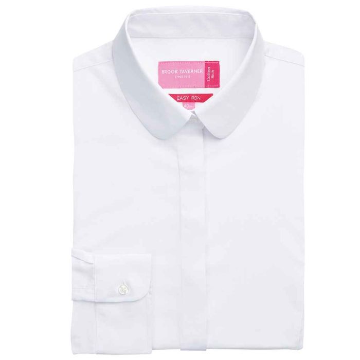 Brook Taverner Ladies Trevi Long Sleeve Poplin Shirt main product photo