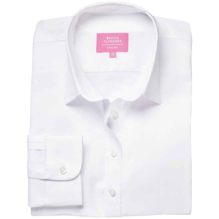 Brook Taverner Ladies Albany Long Sleeve Classic Oxford Shirt main product photo