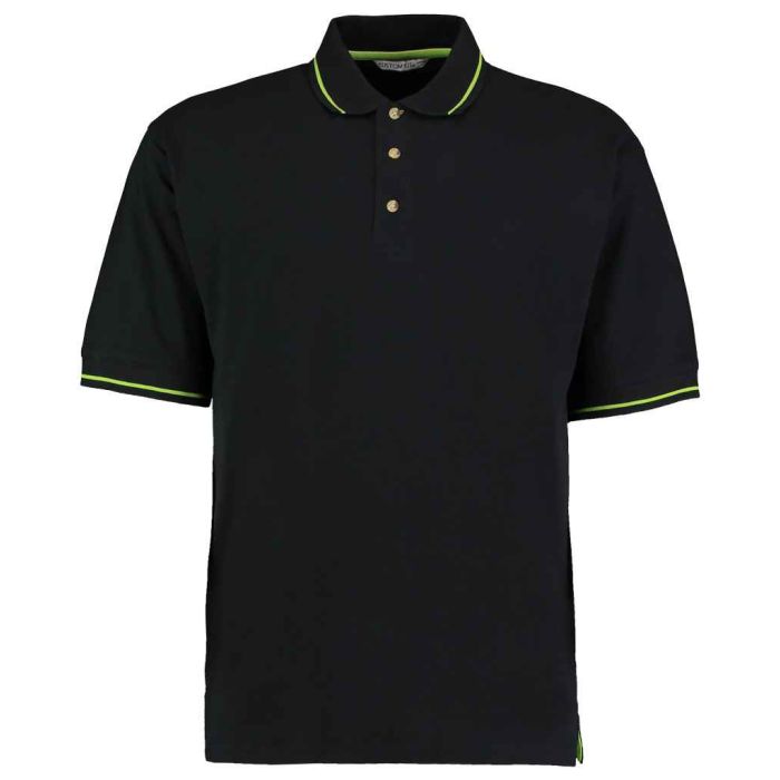 Kustom Kit St Mellion Tipped Cotton Pique Polo Shirt main product photo