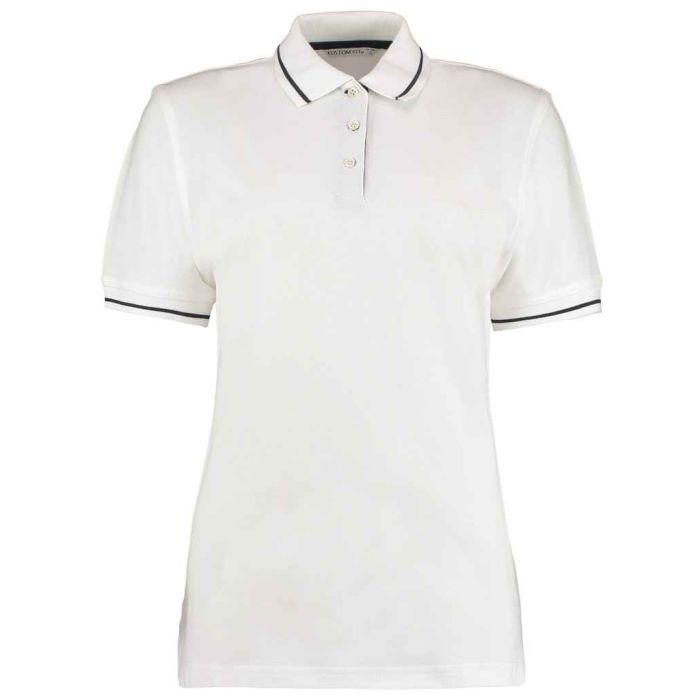 Kustom Kit Ladies St Mellion Tipped Cotton Pique Polo Shirt main product photo