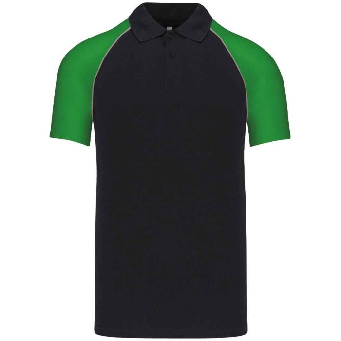 Kariban Baseball Cotton Pique Polo Shirt main product photo