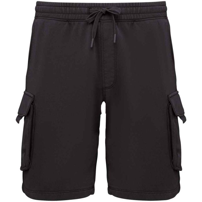 Native Spirit French Terry Washed Effect Cargo Shorts main product photo