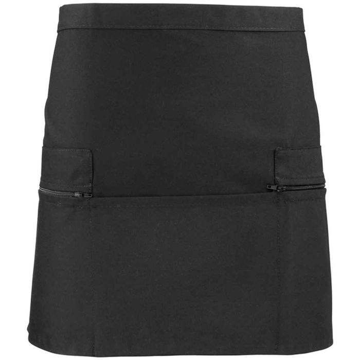 Premier Zip Pocket Waist Apron - Black - ONE main product photo
