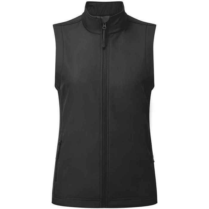 Premier Ladies Windchecker® Recycled Printable Soft Shell Gilet main product photo