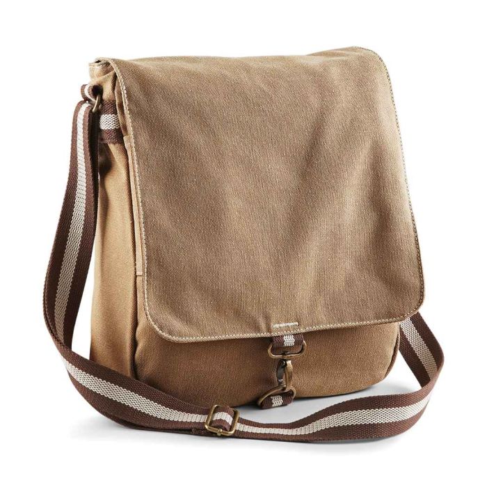 Quadra Vintage Canvas Messenger - Sahara - ONE main product photo