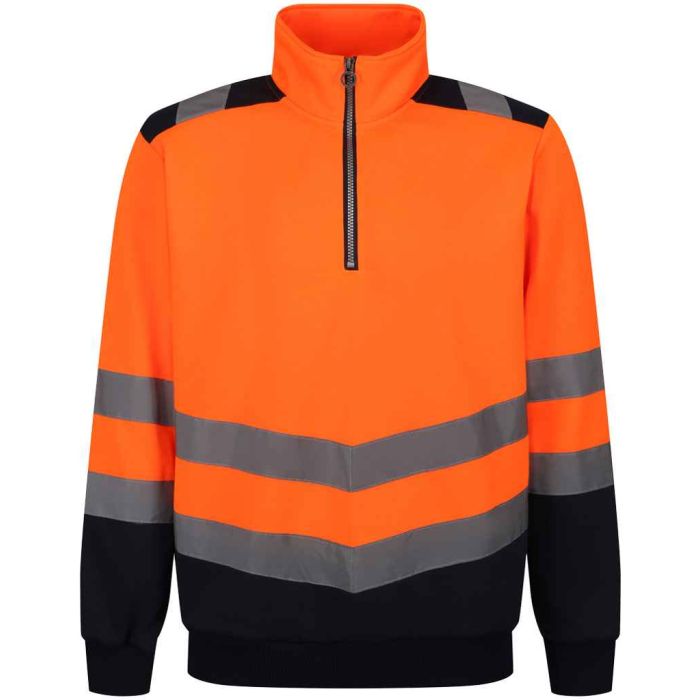 Regatta High Visibility Pro 1/4 Zip Sweatshirt main product photo