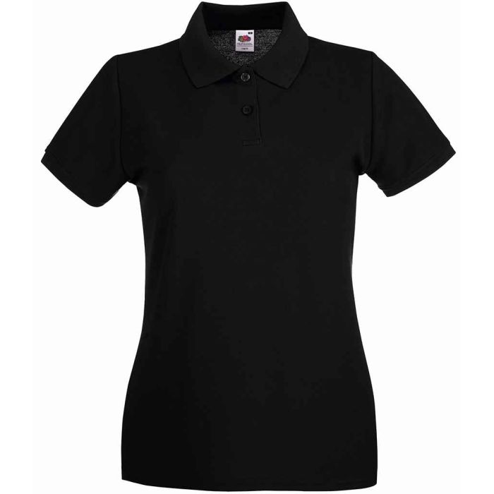 Fruit of the Loom Lady-Fit Premium Cotton Pique Polo Shirt main product photo