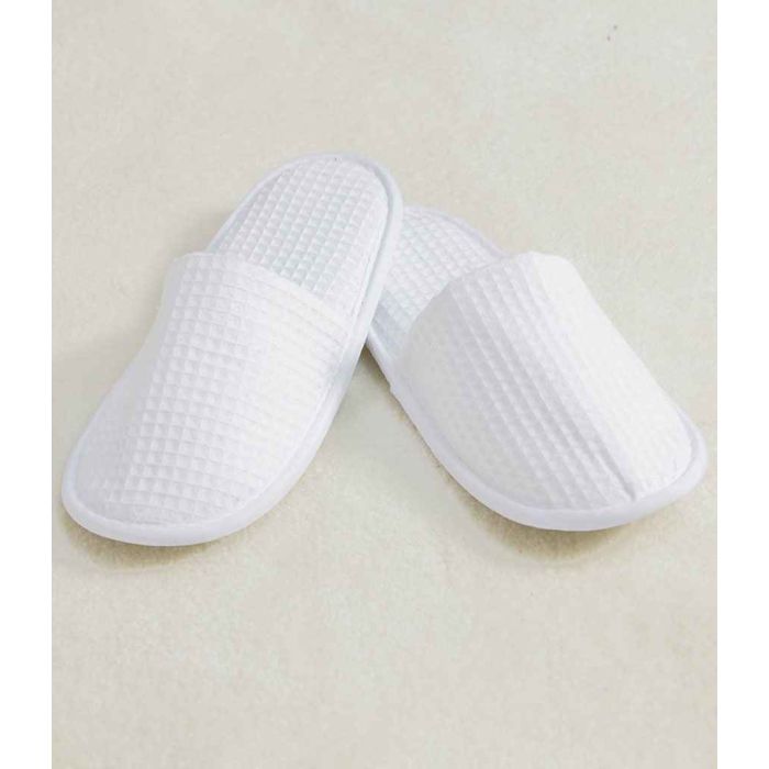 Towel City Waffle Mule Slippers main product photo