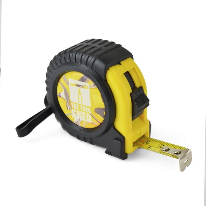 Harper Small Tape Measure-Yellow-Side-38mm dia-1 main product photo