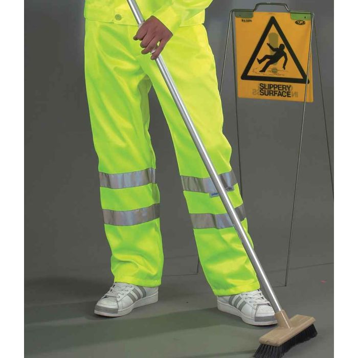 Yoko Hi-Vis Poly/Cotton Work Trousers