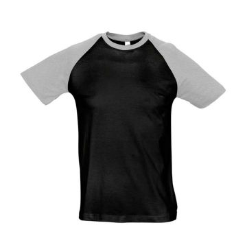 SOL'S Funky Contrast Baseball T-Shirt