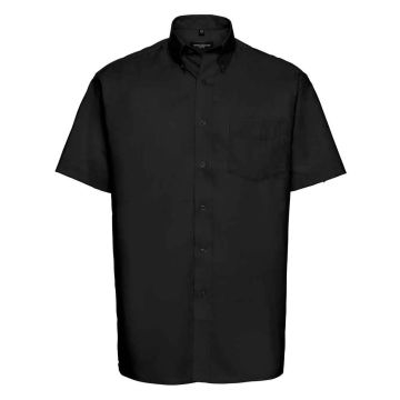 Russell Collection Short Sleeve Easy Care Oxford Shirt