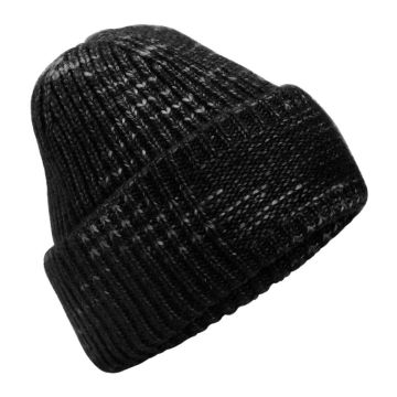 Beechfield Chunky Knitted Patch Beanie