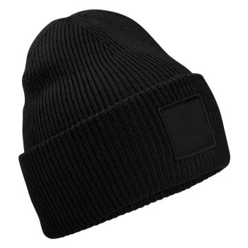 Beechfield Deep Cuff Tonal Patch Beanie
