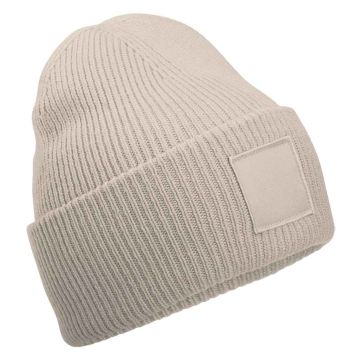 Beechfield Deep Cuff Tonal Patch Beanie