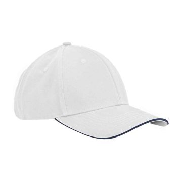 Beechfield EarthAware® Classic Organic Cotton 6 Panel Sandwich Peak Cap