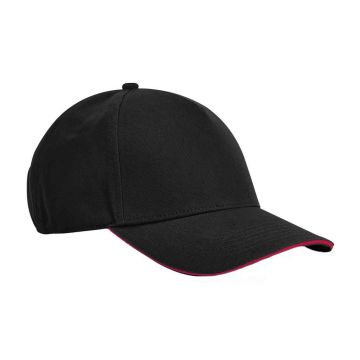 Beechfield EarthAware® Classic Organic Cotton 5 Panel Sandwich Peak Cap