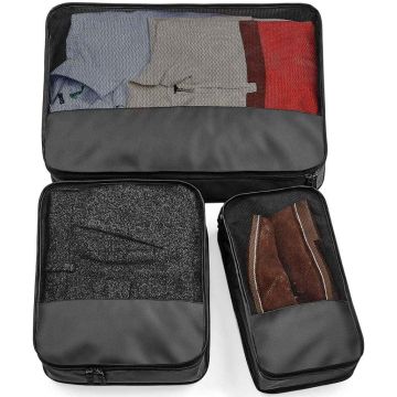 BagBase Escape Packing Cube Set - Black - ONE