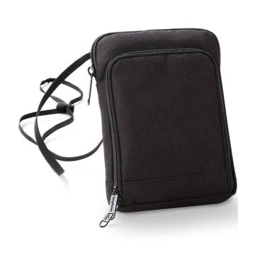 BagBase Travel Wallet - Black - ONE