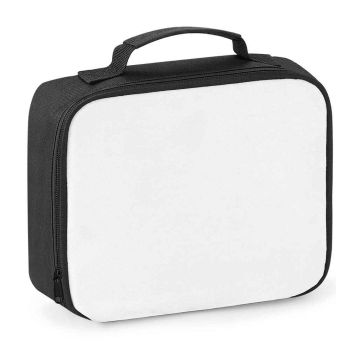 BagBase Sublimation Lunch Cooler Bag - Black - ONE