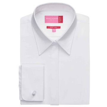 Brook Taverner Ladies Villeta Long Sleeve Herringbone Shirt