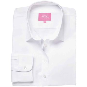 Brook Taverner Ladies Albany Long Sleeve Classic Oxford Shirt