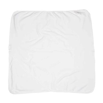 BabyBugz Baby Hooded Blanket - White - ONE