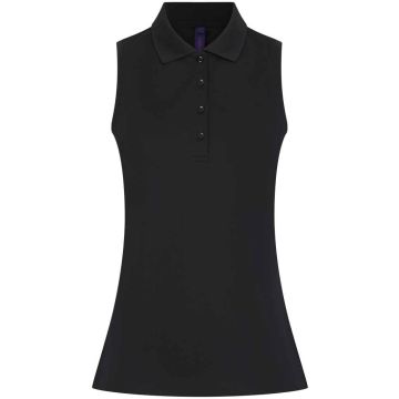 Henbury Ladies Sleeveless Coolplus® Polo Shirt