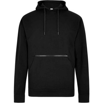 Kustom Kit Regular Fit Pique Zipped Pocket Hoodie