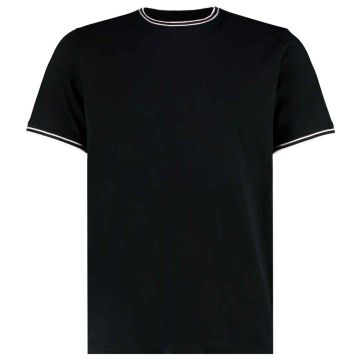 Kustom Kit Fashion Fit Tipped T-Shirt