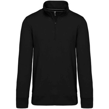Kariban Zip Neck Sweatshirt
