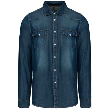 Kariban Long Sleeve Denim Shirt