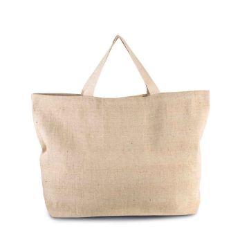 Kimood Rustic Juco Large Shopper - Rustic Natural - ONE