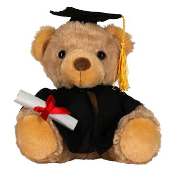 Mumbles Graduation Bear - Brown - ONE