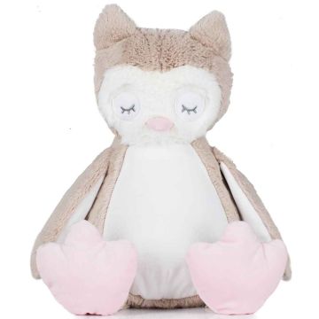 Mumbles Zippie Owl - Light Brown - ONE