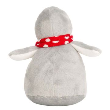 Mumbles Zippie Penguin - Grey/White - ONE