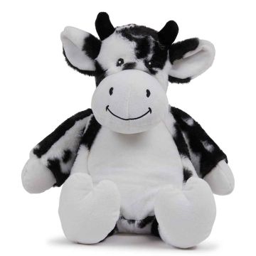 Mumbles Zippie Cow - Black/White - L