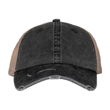 Native Spirit Washed Trucker Destroy Cap