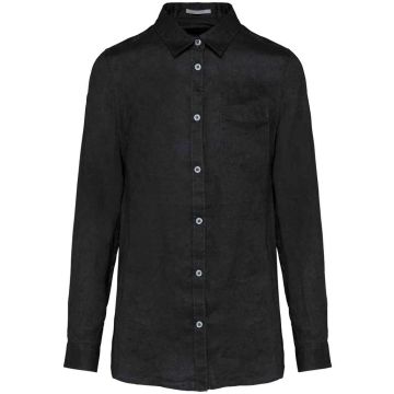 Native Spirit Ladies Long Sleeve Linen Shirt