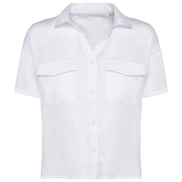 Native Spirit Ladies Short Sleeve Oversized TENCEL™ Shirt