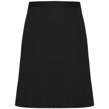 Premier Fairtrade Organic Cotton Waist Apron - Black - ONE