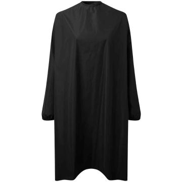 Premier Waterproof Long Sleeve Salon Gown - Black - ONE